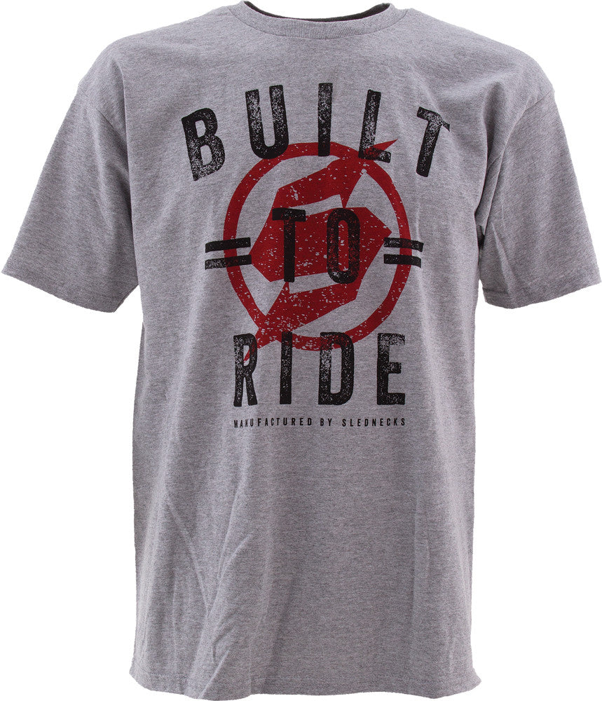 SLEDNECKS Built To Ride Tee Grey L 42113     4