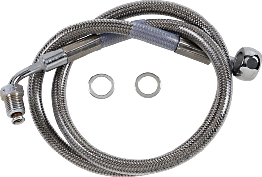 DRAG SPECIALTIES Brake Line - +6" - Stainless Steel - '18-'21 Softail 618601-6