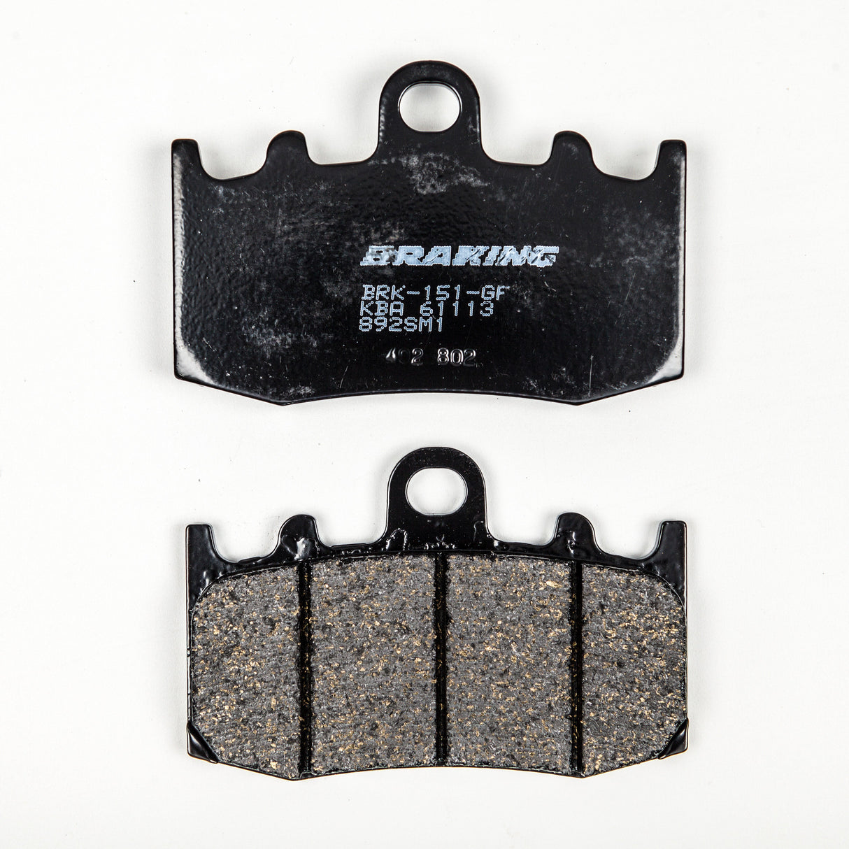 BRAKING Brake Pad Set Semi-Metallic 892SM1