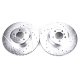 Power Stop 13-15 BMW 335i Front Evolution Drilled & Slotted Rotors - Pair EBR1438XPR