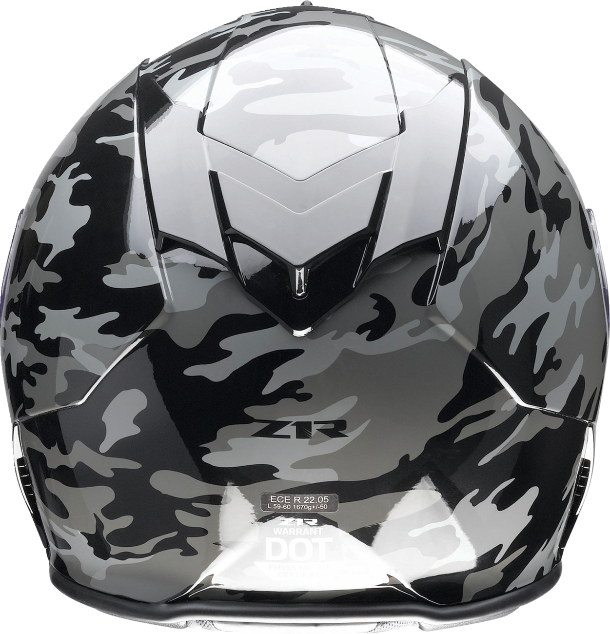 Z1R Warrant Helmet - Camo - Black/Gray - 2XL 0101-14370