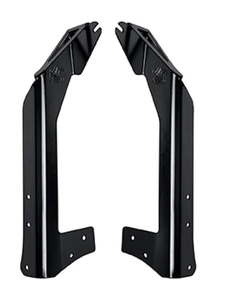 KC HiLiTES Jeep JK 50in. Overhead Xross Bar Light Mount (Bar Only/Req. Mount Brackets) - Black 7419