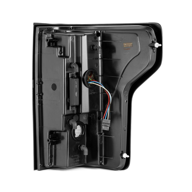 AlphaRex 15-17 Ford F-150 (Excl Models w/Blind Spot Sensor) PRO-Series LED Tail Lights Jet Black 652010