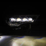 AlphaRex 14-22 Toyota 4Runner (2021 Req. Conv) NOVA LED Proj HL Blk w/Actv Light & Seq. Sig + SB DRL 880808