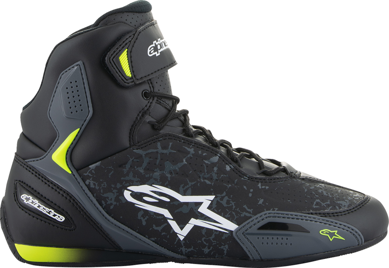 ALPINESTARS Faster-3 Shoes - Black/Yellow - US 11 2510219-155-11