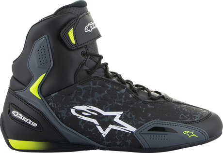 ALPINESTARS Faster-3 Shoes - Black/Yellow - US 13.5 2510219-155-13.5