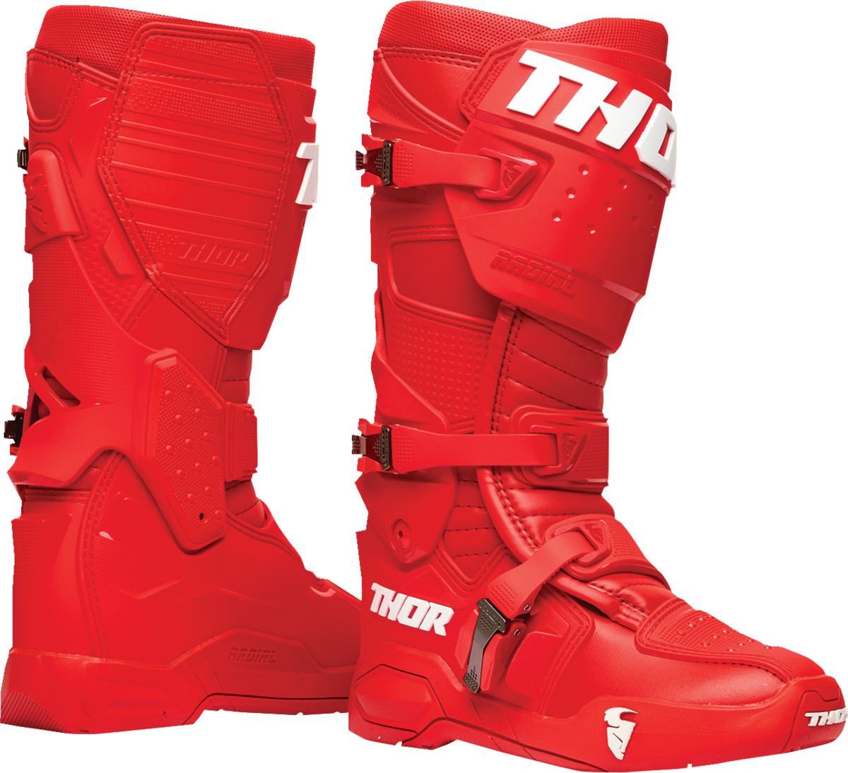 THOR Radial Boots - Red - Size 12 3410-2741