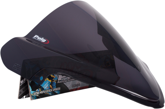 PUIG HI-TECH PARTS Race Windscreen - Dark Smoke - Hayabusa 4826F