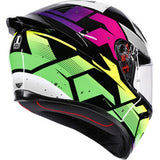 AGV Helmet K1 S Punkpulse Black/Purple/Lime Lg 2118394018-071-L