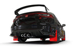 Rally Armor 2023+ Honda Civic Type R Red Mud Flap Black Logo MF97-UR-RD-BLK
