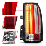ANZO 2015-2017 GMC Yukon/Yukon XL LED Taillights Chrome 311277