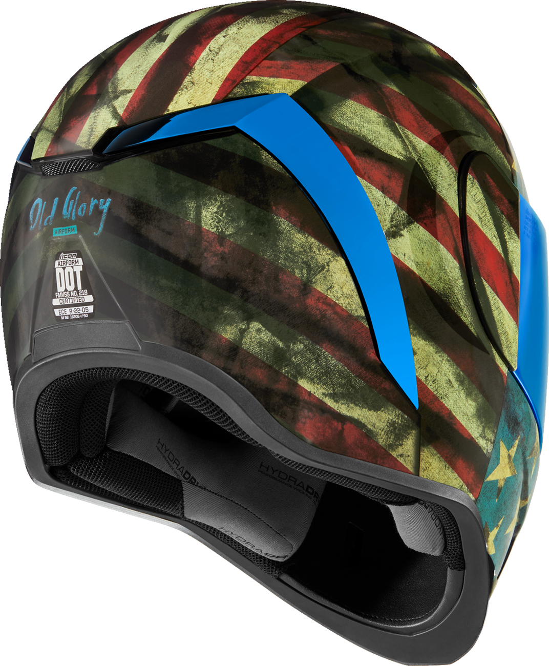 OPEN BOX NEW ICON Airform™ Helmet - Old Glory - Small 0101-14783