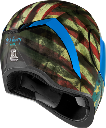 OPEN BOX NEW ICON Airform™ Helmet - Old Glory - Small 0101-14783