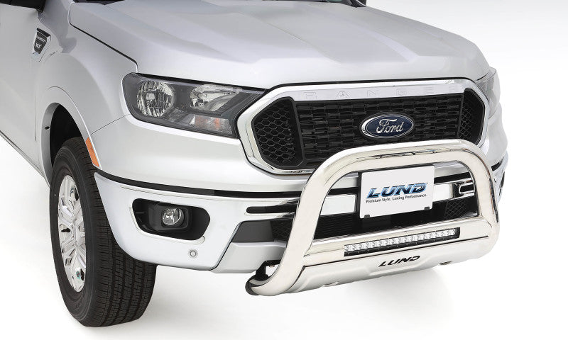Lund 07-17 Chevy Silverado 1500 Bull Bar w/Light & Wiring - Polished 47021214