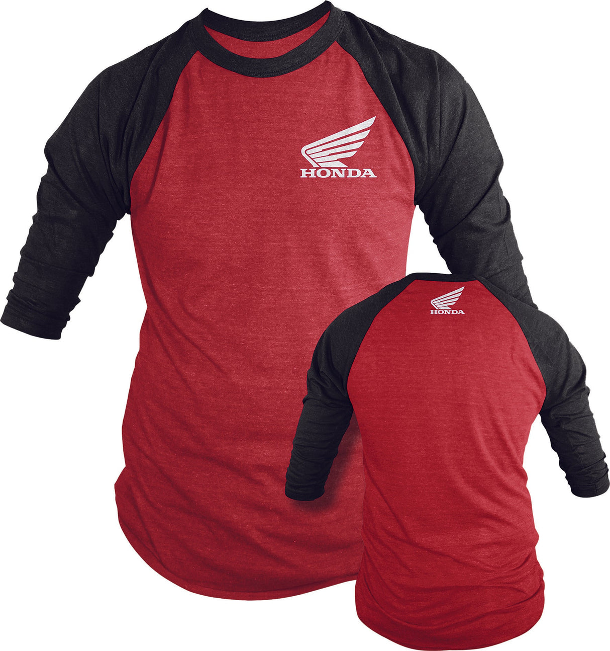 D-COR Oem Honda T-Shirt Long-Sleeve Red/Black Lg 80-111-3