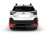 Rally Armor 20-22 Subaru Outback Red UR Mud Flap w/ White Logo MF66-UR-RD/WH