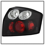 Spyder 02-05 Audi A4 (Excl Convertible/Wagon) Euro Style Tail Lights - Black (ALT-YD-AA402-BK) 5000002