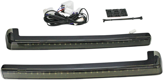 CUSTOM DYNAMICS LED Run/Brake/Turn Tour-Pak® Arms - Smoke Lens - '06-'13 PB-TP-ARM-TPCS