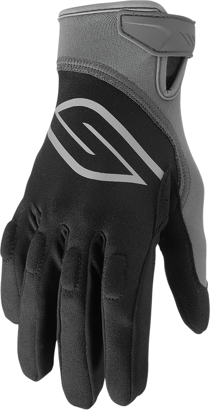 SLIPPERY Circuit Gloves - Black/Charcoal - XS 3260-0444