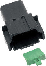 NAMZ CUSTOM CYCLE8-Wire Black Deutsch Rcptcl & Wdglck Hd# 72108-94bkDR-8B