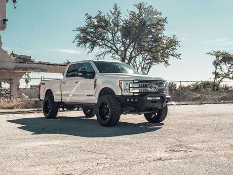 Road Armor 17-20 Ford F-250 SPARTAN Front Bumper Bolt-On Pre-Runner Guard - Tex Blk 6172XFPRB