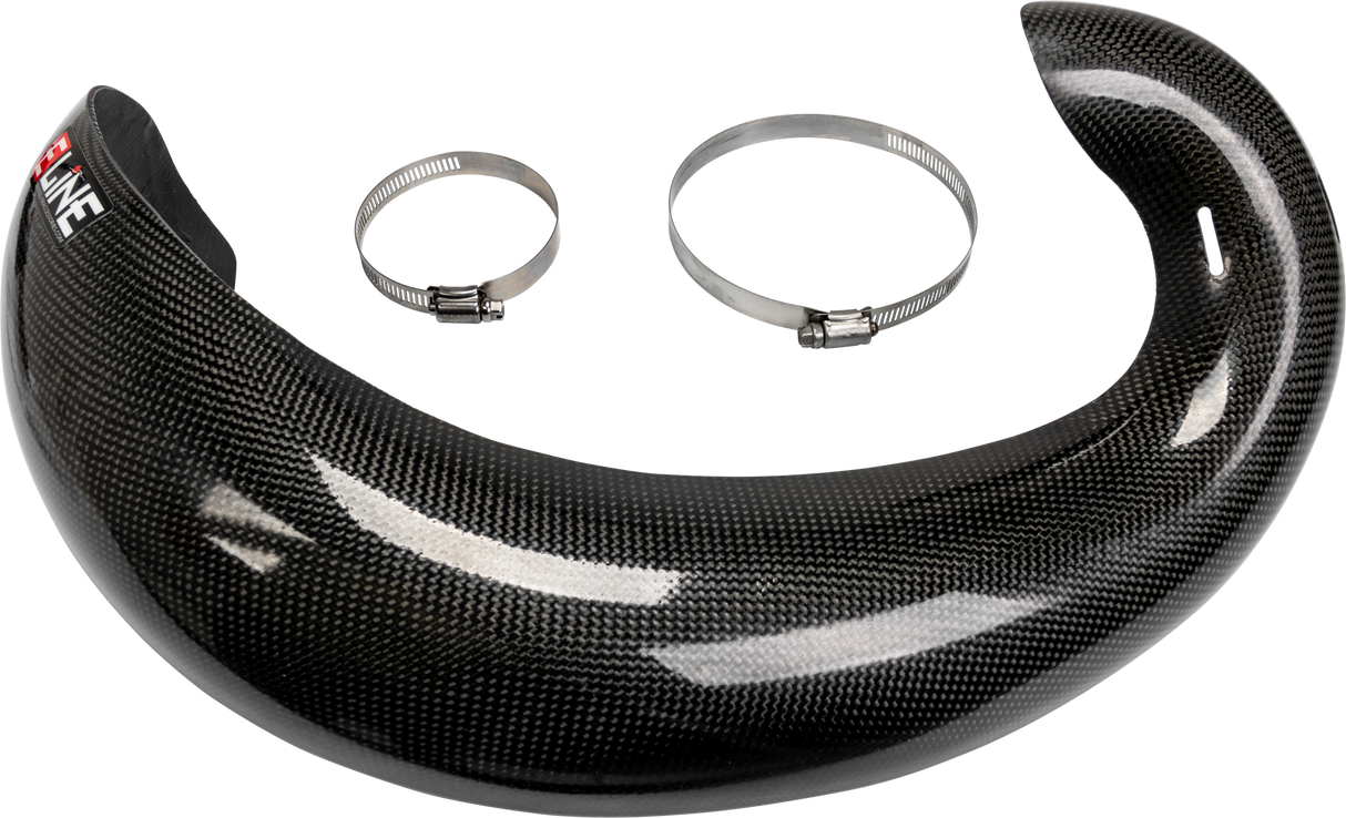 E-LINE ACCESSORIES Carbon Fiber Pipe Guards Hon/Kaw/Ktm/Yam HPG006