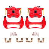 Power Stop 97-99 Acura CL Front Red Calipers w/Brackets - Pair S1460