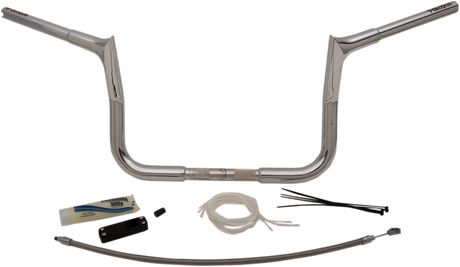 FAT BAGGERS INC. Handlebar Kit - Pointed Top - 10" - Chrome 909110
