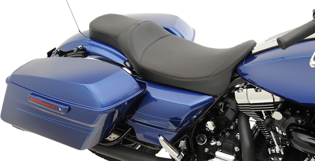 DRAG SPECIALTIES Extended Reach Predator Seat - Mild Stitched - FL '08-'22 0801-1006