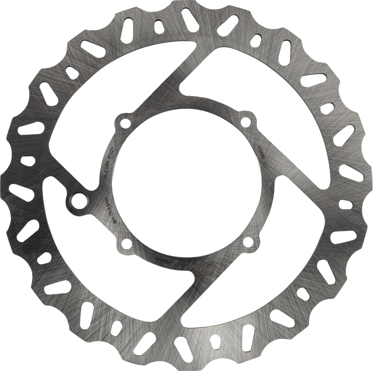 MOTO-MASTER Brake Rotor - Front - Nitro 110686-PU