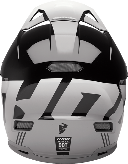 THOR Sector 2 Helmet - Carve - Black/White - Large 0110-8116