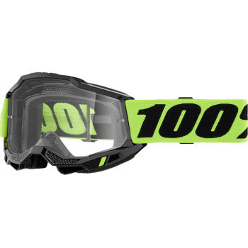 100% Accuri 2 Goggle - Neon Yellow - Clear 50013-00040