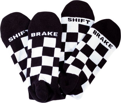 FMF Checker Socks - 2 pack - One Size HO20194902AST 3431-0685