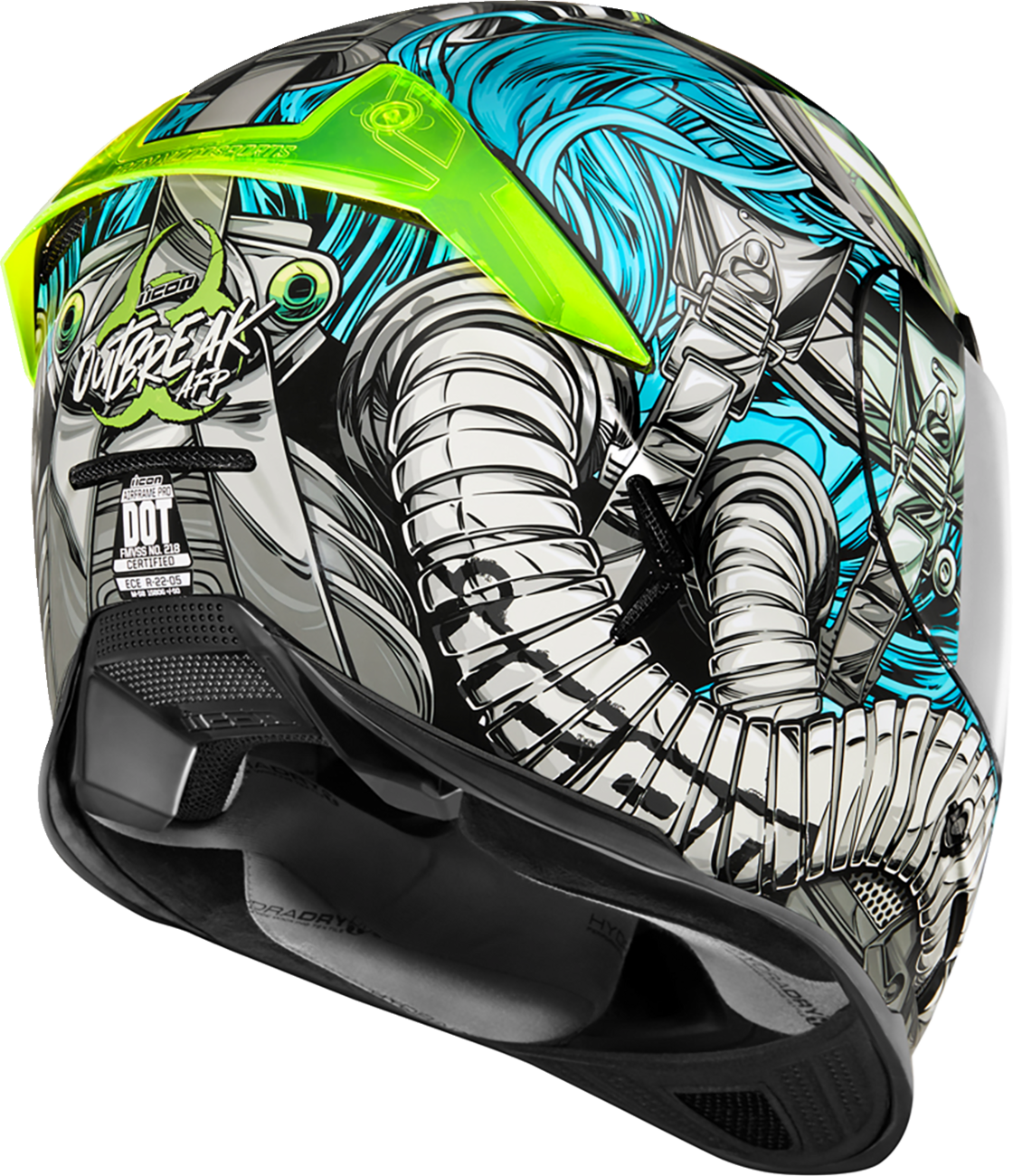 ICON Airframe Pro™ Helmet - Outbreak - Blue - 2XL 0101-14949