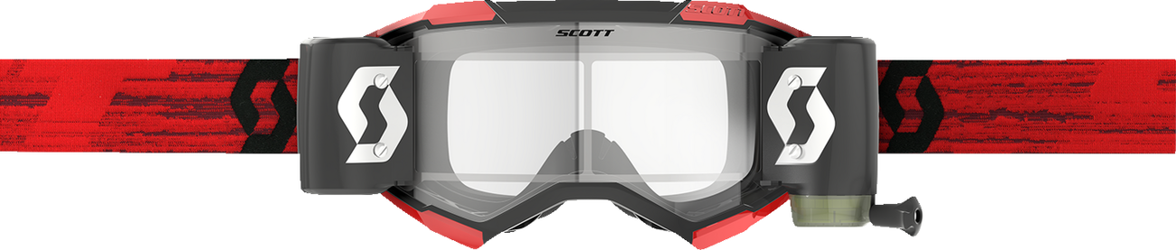 SCOTT Fury WFS Goggles - Dark Red - Clear Works 278596-0084113