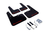 Rally Armor 12-18 Hyundai Veloster Black UR Mud Flap w/ Red Logo MF24-UR-BLK/RD
