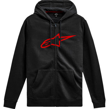 ALPINESTARS Ageless V3 Zip Hoodie - Black/Red - Medium 1244-51490-1030-M