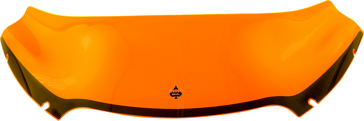 KLOCK WERKS Kolor Flare™ Windshield - 6" - Orange Ice - FLTR KWW-01-0628