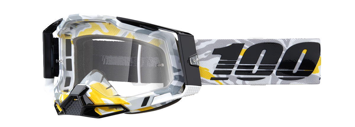 100% Racecraft 2 Goggles - Korb - Clear 50009-00019