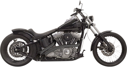 BASSANI XHAUST Radial Sweeper Exhaust - Black 1SD1FB