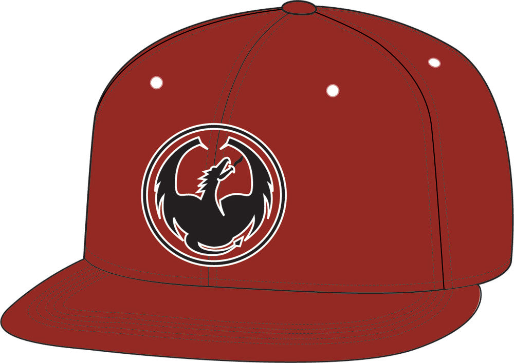 DRAGON Icon 210 Classic Hat Red L 723-4094 RED LG