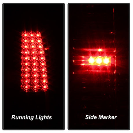 Xtune Chevy Silverado 1500/2500/3500 99-02 LED Tail Lights Red Smoke ALT-ON-CS99-LED-RS 5011763