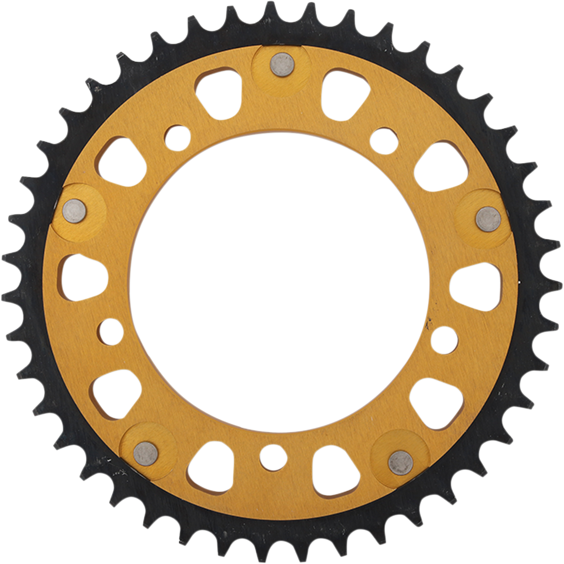 SUPERSPROX Stealth Rear Sprocket - 43 Tooth - Gold - Suzuki/Triumph RST-1800-43-GLD