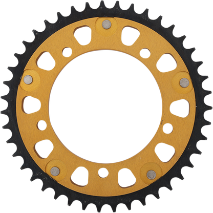 SUPERSPROX Stealth Rear Sprocket - 43 Tooth - Gold - Suzuki/Triumph RST-1800-43-GLD