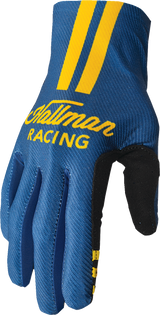 THOR Mainstay Gloves - Roosted - Navy/Lemon - Medium 3330-7305