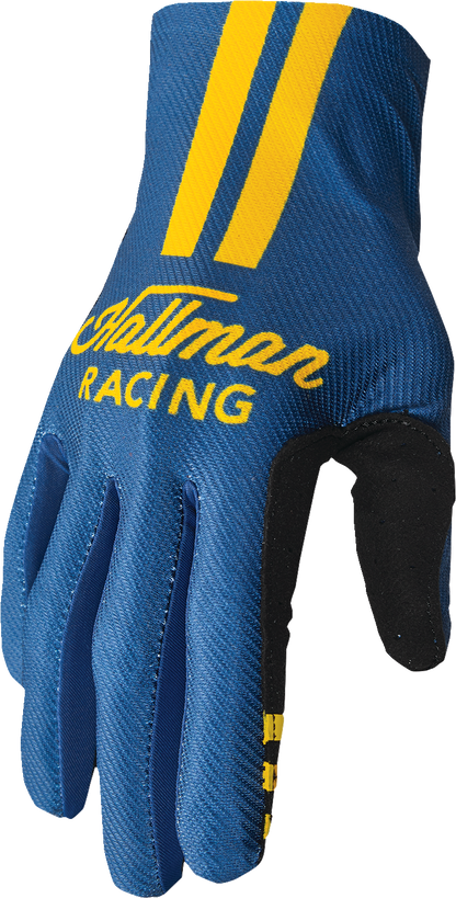 THOR Mainstay Gloves - Roosted - Navy/Lemon - Large 3330-7306