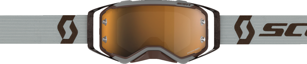 SCOTT Prospect Amplifier Goggles - Gray/Brown - Gold Chrome Works 285536-7430324