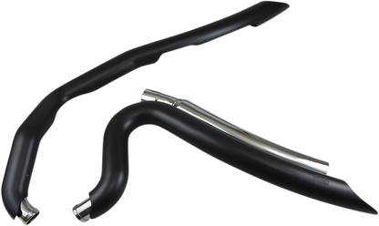 COBRA Speedster Swept Short Exhaust - Black 6231B