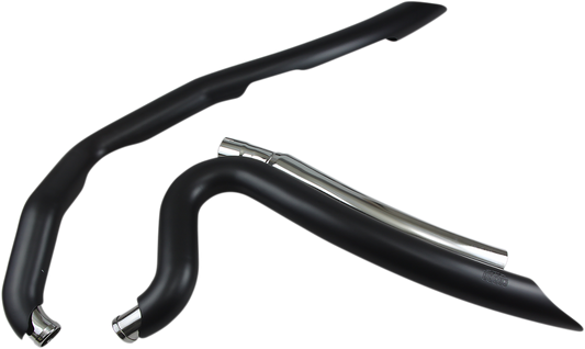 COBRA Speedster Swept Short Exhaust - Black 6231B