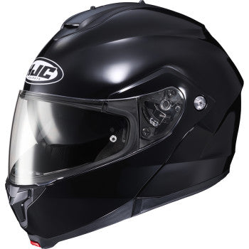 IN STOCK HJC C91 Modular Helmet - Solid - Black - 2XL EP25NUS8XBKV